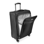 Ricardo Beverly Hills - Avalon Moyen Valise de 24" - Noir-Roulement silencieux — Conçu pour un déplacement fluide et peu bruyant.