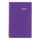 Blueline - 2026 Agenda hebdomadaire DuraFlex avec couverture texturée extra robuste - 8 po x 5 po - Couleurs assorties - Bilingue-50 % de papier recyclé post-consommation