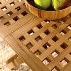 Modway - Vienna Terrasse extérieure Bois de teck Table d’appoint - Naturel-Résistant aux intempéries