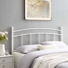 Modway - Abigail Métal Tête de lit Queen, Blanc-Construction en fer revêtu de poudre