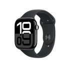 Apple - Bracelet sport pour Watch - 46 mm - Taille M/L - Minuit-Matériau lisse et dense avec perforations moulées par compression pour une meilleure respirabilité