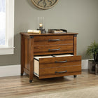 Sauder 422034 La Collection Carson Forge Classeur latéral - Finition Washington Cherry-Assemblage rapide et facile grâce au système de tiroirs à verrouillage en T.