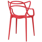 Modway - Entangled Ensemble à manger Ensemble de 2 - Rouge-Capsules de pied non marquées