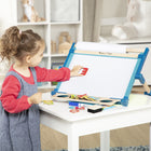 Melissa & Doug, Chevalet de table double face magnétique - Tableau blanc et tableau noir-Tableau blanc magnétique d'un côté, tableau noir de l'autre