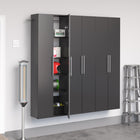 Prepac - Armoire accrochable HangUps de 72 po ensemble C - noir-Prêt à monter comprenant un manuel d'instruction facile à suivre