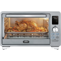 Salton - four grille pain numérique avec friture à air NuRetro - argent métallisé-La circulation d’air chaud assure une cuisson rapide, uniforme, dorée et croustillante, avec peu ou pas d’huile — parfaite pour des repas plus sains