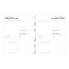 Blueline - 2027 agenda hebdomadaire/mensuel avec reliure à double spirale dorée – 11 po x 8 1/2 po – minimaliste-Motifs floraux