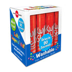 Kwik Stix - TPG6002012 Bâtons de peinture à la tempera solide - paquet de couleur unique - rouge - 12 par boîte - 12 boîtes.-Idéal pour les projets nécessitant le remplacement de certaines couleurs plus rapidement que d'autres.