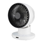 Ecohouzng - Puissant ventilateur turbo avec télécommande – 7 po-Son design noir et élégant est facile à déplacer et s'adapte partout dans votre maison