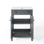 Modway - Nantucket 24" Vanette de salle de bain - Gris blanc-9