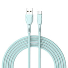 Câble Type C Basic Tech de 3 pi - Bleu-Élégant et sans enchevêtrement