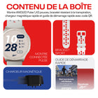 Reebok - Montre Sport Connectée Pulse - 45 mm - Or Victoire-L'écran tactile AMOLED vif de 1,43″ reste lisible sous les lumières du stade ou le soleil de midi