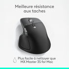 Logitech - MX Master 4 for Mac, souris Bluetooth ergonomique - Noir Sidéral-9