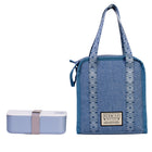 Ensemble Bento Pause Lunch Renwick - Bleu-matériaux polyester et PEVA, Bleu