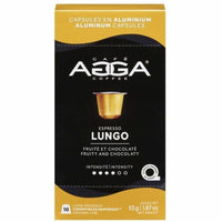 Agga - Capsules Lungo compatibles Nespresso - Moyen - Paquet de 10-Moyen - Capsule - Lungo - Kosher - 10 / Boîte
