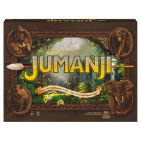 Spin Master - Jumanji - Jeu de société-TRAVAILLER ENSEMBLE, GAGNER ENSEMBLE : Les joueurs font la course pour atteindre en premier le milieu de la jungle. Une fois arrivé, il faut crier « JUMANJI » pour gagner. Mais si UN joueur perd tous ses jetons de vie, TOUS les joueurs ont perdu