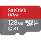 Sandisk - Ultra Carte microSDXC UHS-I de 128 Go avec adaptateur-Compatible avec tous les appareils hôtes prenant en charge microSDHC et microSDXC