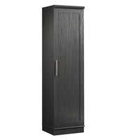 Sauder - Meuble de rangement HomePlus - Chêne corbeau-Trois étagères réglables peuvent accueillir des produits ménagers de toutes formes et tailles
