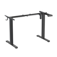 Uplite Cadre de Bureau électrique Assis-debout - Noir-CRÉEZ UNE POSITION ACTIVE INSTANTANÉE - La commande ascendante et descendante facile permet un réglage de la hauteur de 72cm to 118cm, permettant un passage sans effort de la position assise à la position debout.