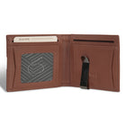 Champs - Portefeuille Bi-Fold en cuir à clip Onyx - Marron-Compartiment à billets