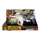 Mattel - Assortiment de dinosaures Jurassic World gigantesques destructeurs-Gigantesque Thrasher ! Donnez vie aux dinosaures grâce à cette figurine Jurassic World dotée de deux actions de combat déchaîné et d'une fonction d'évolution corporelle, pour une puissance offensive et défensive accrue