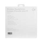 Basic Tech - Écouteurs sans fil supra-auriculaires, Blanc-Inclus câble auxiliaire audio