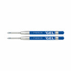 Parker - Recharge d’encre gel - moyenne - bleu - paquet de 2-Couleur de l'encre: Bleu