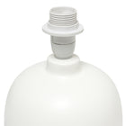 Simple Designs - Petite lampe de table du milieu du siècle - bois clair et blanc-7