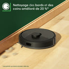iRobot - Ensemble aspirateur et serpillière Roomba 105-Compatible avec le Wi-Fi. Utilise un réseau de 2,4 GHz pour la configuration et le fonctionnement. Après sa configuration, votre robot demeurera connecté au réseau de 2,4 GHZ pour son fonctionnement, votre téléphone peut revenir à 5 GHz