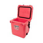 RovR - CoolR 25 Glacière rigide pintes avec bandoulière - Corail-Le bouchon à double bec rend la vidange simple et sûre