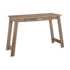Monarch Specialties - 7191 Bureau 42 po - Taupe Fonce Avec Tiroir De Rangement-Un bureau d'ordinateur contemporain, élégant et fonctionnel, fini sur tous les côtés en stratifié lisse brun aspect bois, parfait pour un petit bureau à domicile.