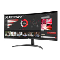 LG - Moniteur QHD ultra-large incurvé 34 po 21:9 avec Freesync - 34WR51QC-B-34" Courbé 3440 x 1440