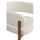 Brassex - Chaise de visite 572834 Bailey - ensemble de 2 - crème-Revêtement en tissu de qualité supérieure