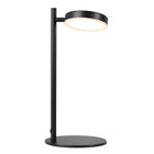 Dainolite - Lampe de bureau moderne Fia - Noir mat-Tête de lampe pivotante à la position désirée