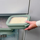 MEPAL - Contenant multi-bol Cirqula - 1000 mL - vert sauge nordique-Dimensions (L x l x H) : 21 x 16 x 6 cm