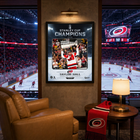 Frameworth - Cadre photoglass de Taylor Hall 16x20 des Carolina Hurricanes champions Coupe Stanley 2026 - 18 po l x 22 po H-6