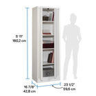 Sauder - Meuble de rangement Merton Hall - Blanc-8