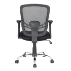 TygerClaw - Fauteuil de bureau Air Grid, dossier mi-hauteur, 23,6 x 11 x 25,2 (po), noir-Déplace-toi sans effort et en silence avec des roulettes robustes qui roulent en douceur sur tous les types de sols