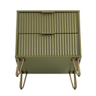 Manhattan Comfort - Table de nuit moderne DUMBO 51 cm à 2 tiroirs - Vert olive-10