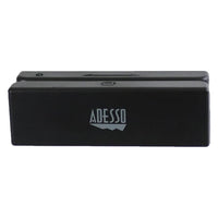 Adesso - MSR-100 lecteur de cartes à bande magnétique USB-Lecture sur triple piste  - Prend en charge la lecture par balayage des trois pistes de la bande magnétique pour les cartes de crédit, de débit, d’identification et de fidélité