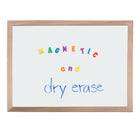 Crestline Products - Wood Framed Magnetic Dry Erase Board, 24  po x 36  po-Dispose d'une surface en acier durable et à faible éblouissement.