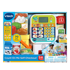 VTech - Super caisse enregistreuse Magic'scan -Anglais-Conçu pour les enfants de 3 à 6 ans; fonctionne avec 3 piles AA; piles incluses à des fins de démonstration seulement; des piles neuves sont recommandées pour une utilisation régulière
