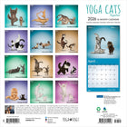 Plato - 2026 Yoga Chats Together Officiel Calendrier mural Suspendu Mensuel - 30,5 cm l x 61 cm H - Anglais-Conception Durable - Le papier robuste et de haute qualité empêche le froissage et le débordement de l'encre, et la reliure durable assure la longévité tout au long de l'année