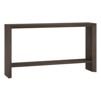 Hudson&Canal - Console Osman 55" de largeur par - Brun aulne-Un design contemporain moderne pour votre entrée, votre salon, votre bureau et plus encore