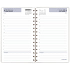 AT-A-GLANCE - Carnet de rendez-vous scolaire de bureau quotidien 2025-2026 - 8 po H x 4 7/8 po l - assorties - bilingue-Horaires hebdomadaires