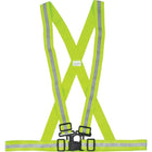 Zenith Safety - Harnais Réfléchissants Pour La Circulation, Jaune Lime Haute Visibilité, T-Grand, paquet de 10-Couleur Jaune lime haute visibilité