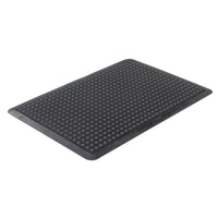 Edgewood - Tapis à Bulles Anti-Fatigue Léger Avec Formes de Dôme - 3 pi l x 4 pi L x 5/8 po P - Noir-Pour Usage Léger