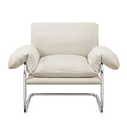Modway - Ansel Performance Velvet Chaise d’accent - Albâtre-Assemblée requise