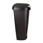 Umbra ââ‚¬â€œ Poubelle à pédale Brim, 50 litres, noir et nickel-Faite de polypropylène avec poignée nickelée