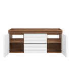 Modway - Render 48" Armoire de lavabo compatible avec un seul lavabo (non inclus) - Noyer blanc-8
